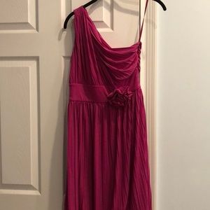 Bcbg Max and Cleo one shoulder dress. Size 6